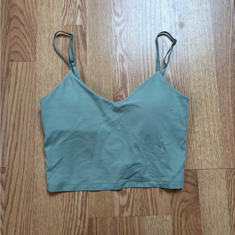 Lululemon Sage Green Crop Top